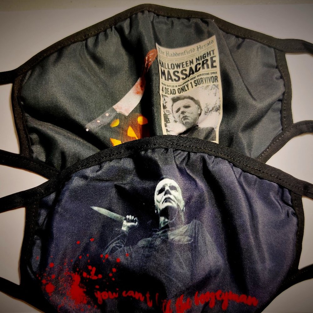 SET OF 2, MICHAEL MYERS FACE MASKS